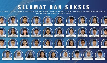 Selamat dan sukses kepada peserta didik yang diterima di perguruan tinggi dalam negeri dan luar negeri.